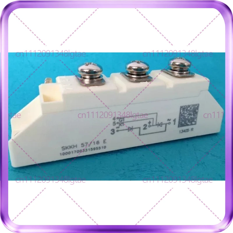 SKKH57/16E SKKH57/12E/14E New For SEMIKRON Inverter SCR Module, Thyristor
SKKH57/16E SKKH57/12E/14E New For SEMIKRON Inverter SCR Module, Thyristor