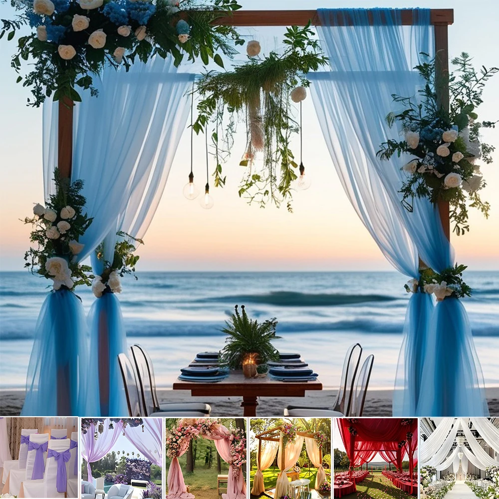 White/Black/Pink/Purple/Blue Wedding Ceiling Drapes Decortions Shiny Curtain Draping for Mariage Outdoor Parties Backdrop Decor
White/Black/Pink/Purple/Blue Wedding Ceiling Drapes Decortions Shiny Curtain Draping for Mariage Outdoor Parties Backdrop Decor