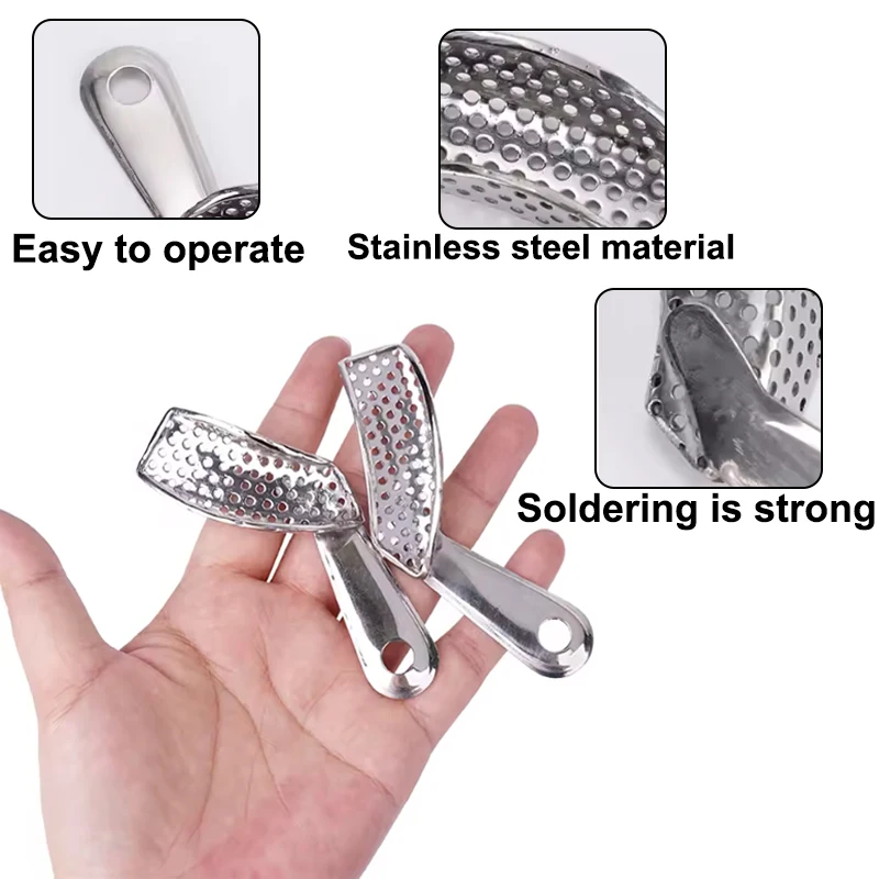 Dental Materials, Stainless Steel Impression Trays, Rust-Resistant Impression Trays, Dental Impression Tools, Dental Consumables
Dental Materials, Stainless Steel Impression Trays, Rust-Resistant Impression Trays, Dental Impression Tools, Dental Consumables