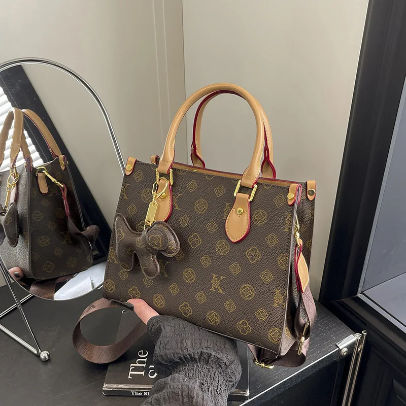 Monogram Vintage Tote, 2026 Adjustable Crossbody Purse, Retro Print Multi-Way Shoulder Bag for Women Daily & Travel
Monogram Vintage Tote, 2026 Adjustable Crossbody Purse, Retro Print Multi-Way Shoulder Bag for Women Daily & Travel