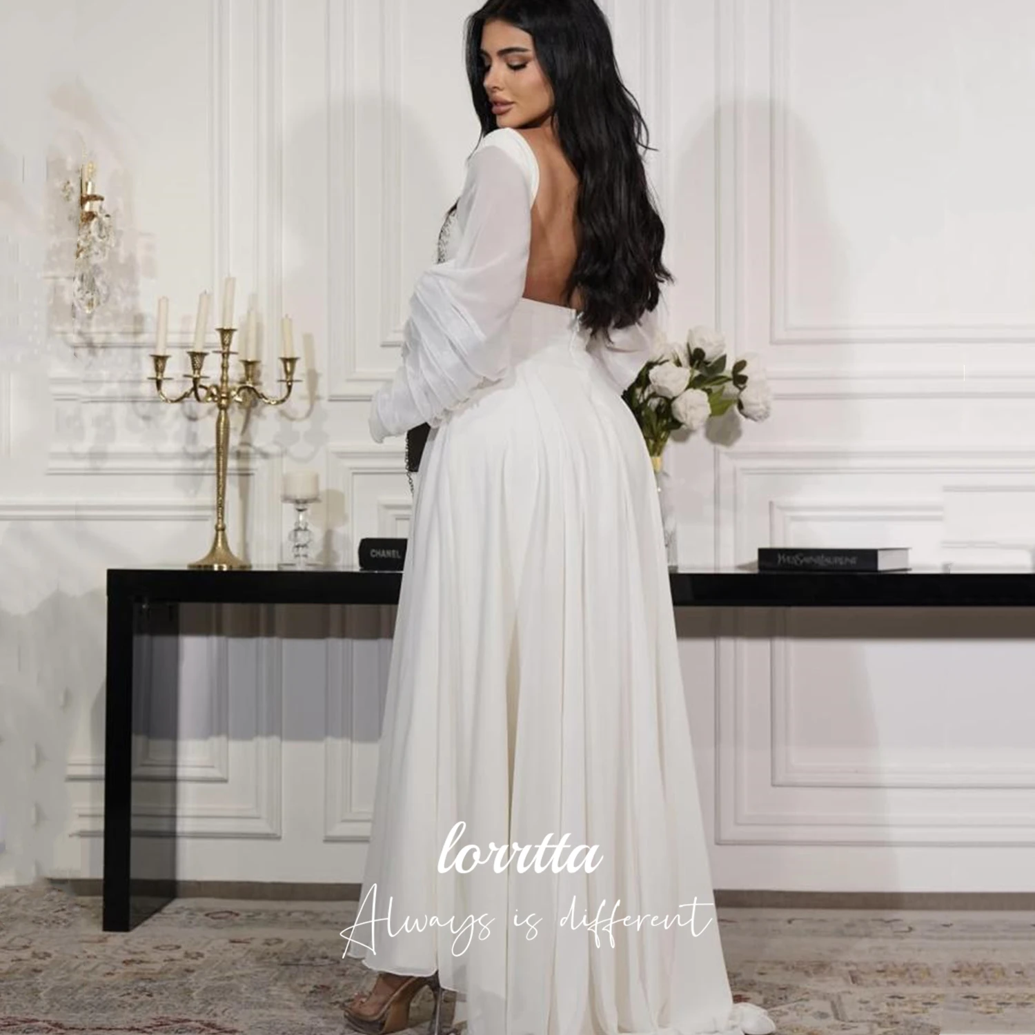 Lorrtta Customized Party Dress Evening Dresses 2025 Woman Special Occasion Dress Chiffon Fabric Grace Long Sleeves Party dresses
Lorrtta Customized Party Dress Evening Dresses 2025 Woman Special Occasion Dress Chiffon Fabric Grace Long Sleeves Party dresses