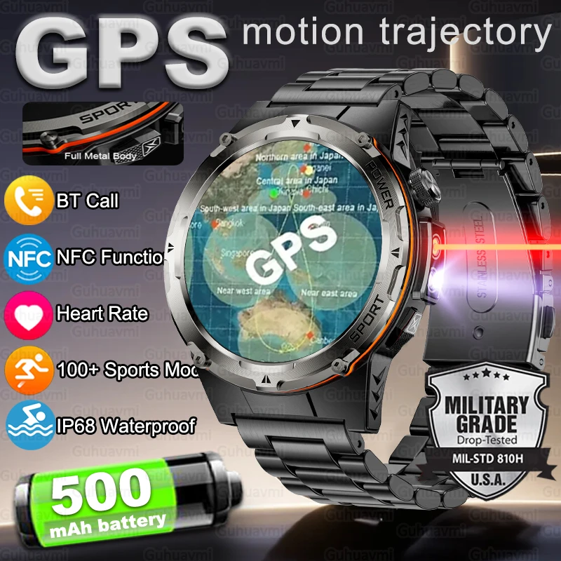 2025 NEW For XIAOMI Outdoor Military GPS Smartwatch Men 1.39" AMOLED HD Screen 500MAH Heart Rate BT Call 3ATM Waterproof Watches
2025 NEW For XIAOMI Outdoor Military GPS Smartwatch Men 1.39" AMOLED HD Screen 500MAH Heart Rate BT Call 3ATM Waterproof Watches