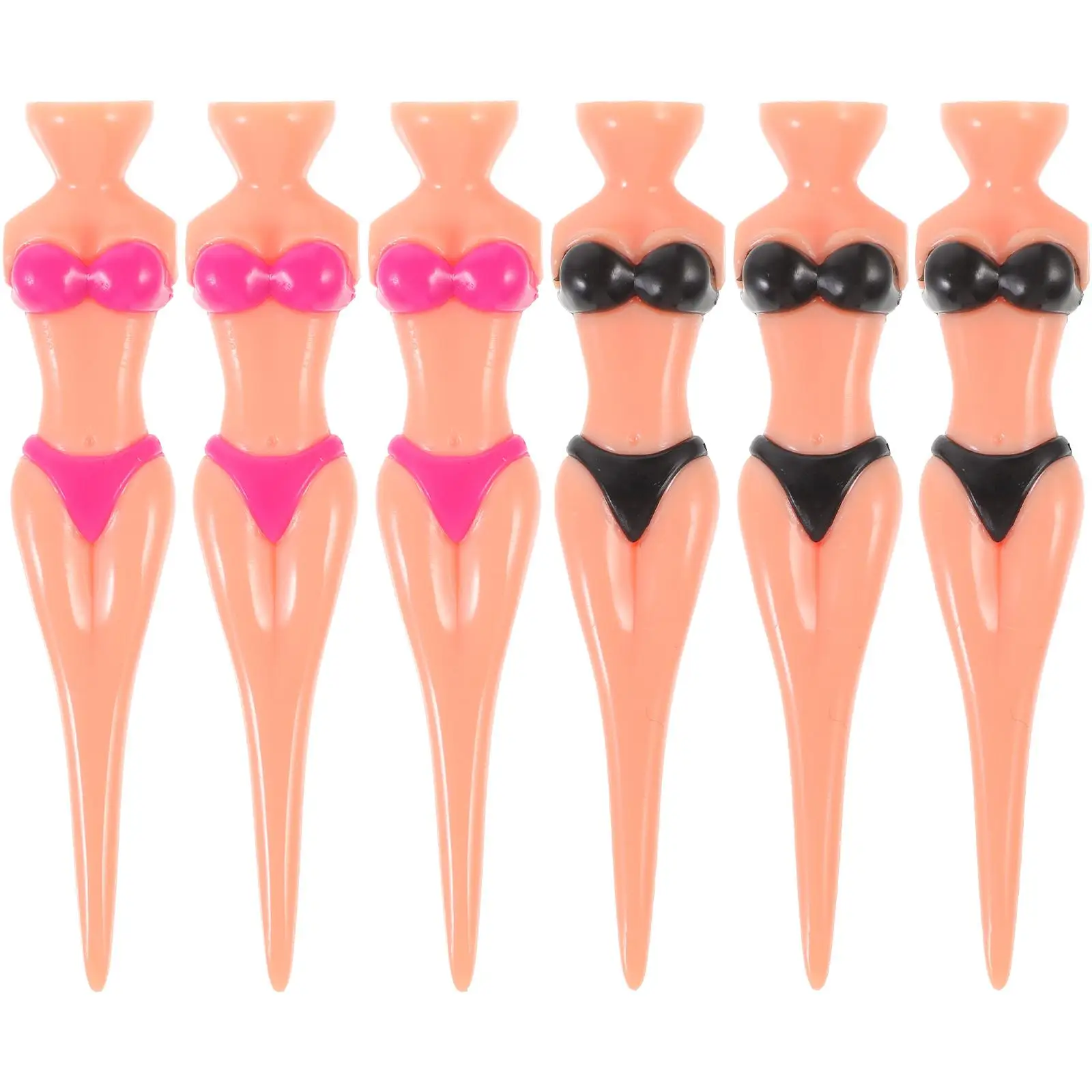6pcs Golf Tees Lady Shape Pink Durable Plastic Training Tools Stable Ball Holder for Practice Golf Accessories
6pcs Golf Tees Lady Shape Pink Durable Plastic Training Tools Stable Ball Holder for Practice Golf Accessories
