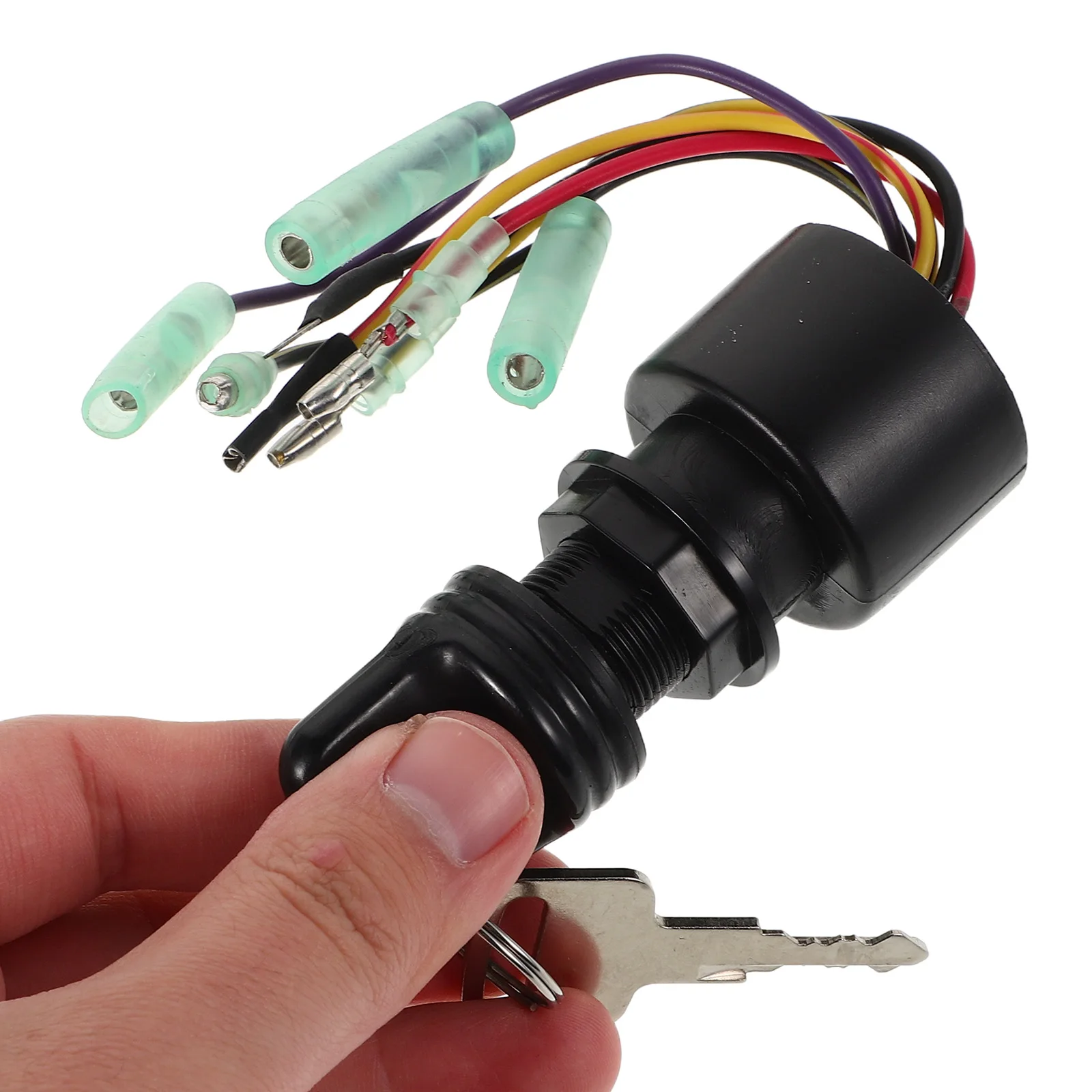 Universal Marine Durable Polyester Brass Boat Motor Start Key Easy Install Safety Wire Design Compatible Outboard Engine
Universal Marine Durable Polyester Brass Boat Motor Start Key Easy Install Safety Wire Design Compatible Outboard Engine