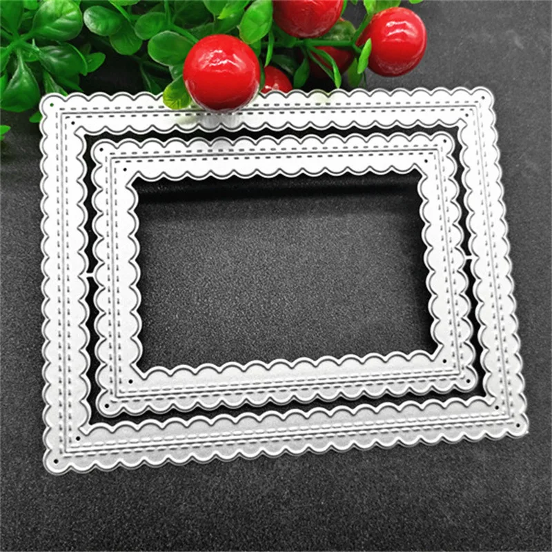 Lace frame metal cutting dies mold Scrapbooking decoration paper craft knife mould blade punch template Embossing stencils 1pcs
Lace frame metal cutting dies mold Scrapbooking decoration paper craft knife mould blade punch template Embossing stencils 1pcs