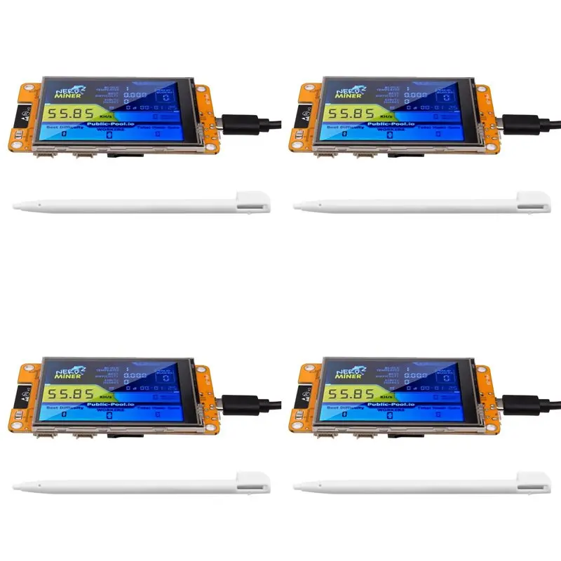 Exquisite-4X Nerdminer 2 Miner 55-60KH/S BTC Lottery Solo Miner 2.8 Inch Display Bitcoin BTC Miner Solo Nerd Miner
Exquisite-4X Nerdminer 2 Miner 55-60KH/S BTC Lottery Solo Miner 2.8 Inch Display Bitcoin BTC Miner Solo Nerd Miner