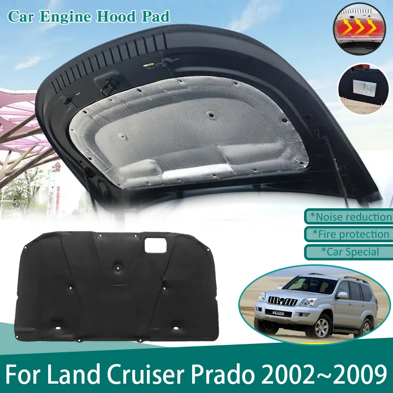 Car Heat Insulation Pad Sound Cotton For Toyota Land Cruiser Prado Accessories J120 2002~2009 Lexus GX 470 Engine Hood Mat Cover
Car Heat Insulation Pad Sound Cotton For Toyota Land Cruiser Prado Accessories J120 2002~2009 Lexus GX 470 Engine Hood Mat Cover