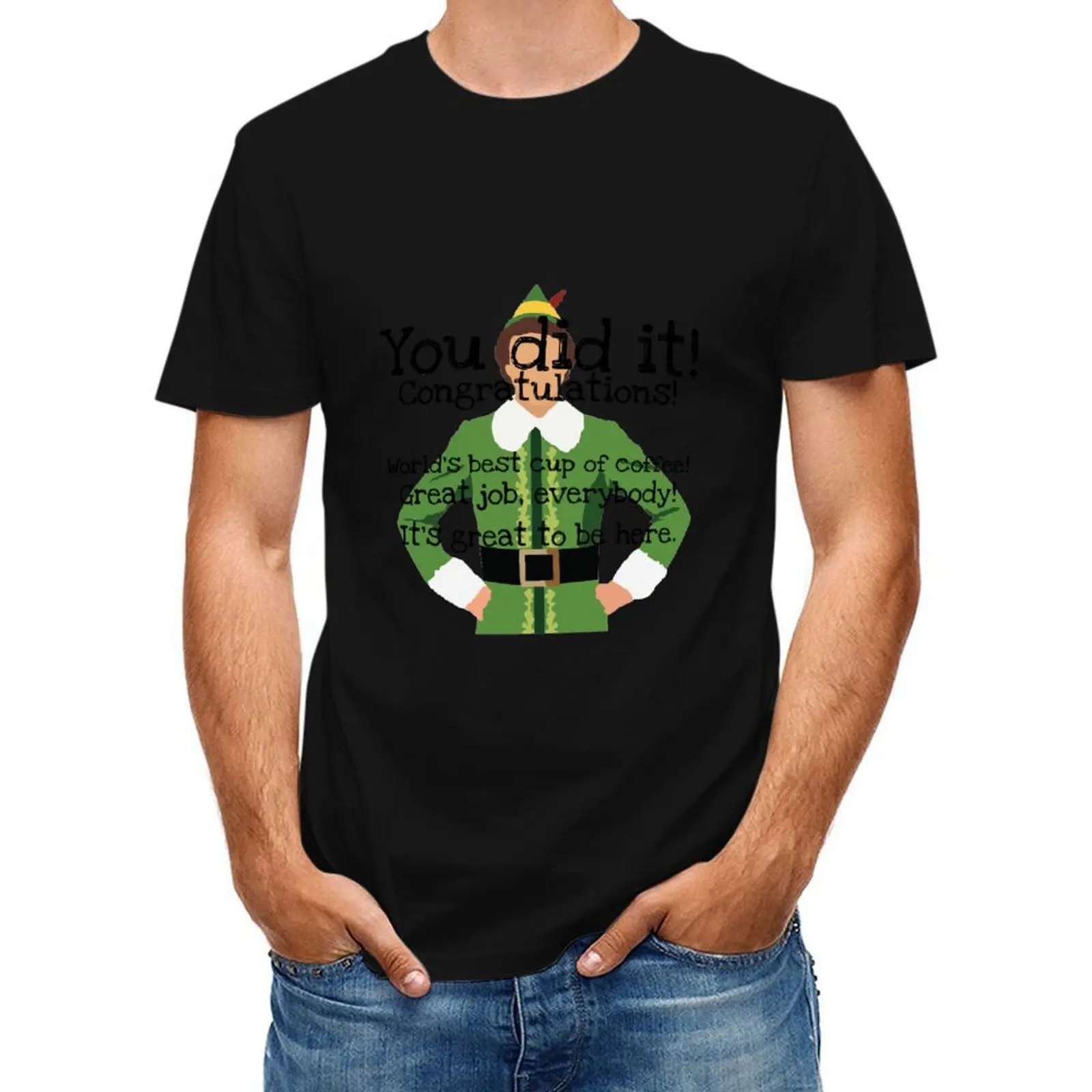 Футболка Buddy the Elf Worlds, лучшая чашка кофе, подарки для парня, летняя рубашка, забавные футболки для мужчин
Футболка Buddy the Elf Worlds, лучшая чашка кофе, подарки для парня, летняя рубашка, забавные футболки для мужчин