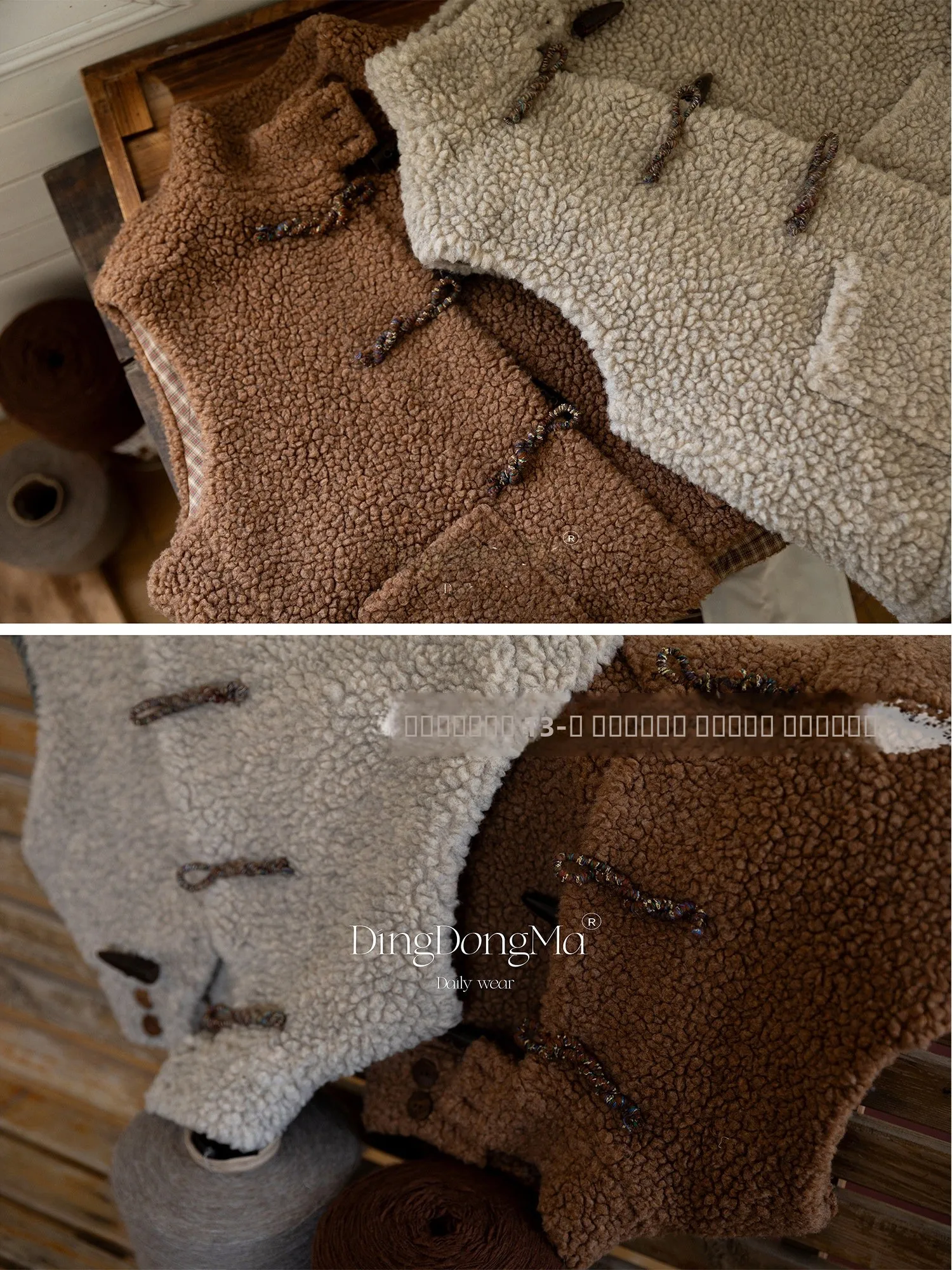 Handmade Wrap Large Particle Lamb Fur Vest DingDongMa Warm Winter House Double-Sided Wear Ele Sle Women's Cardigan
Handmade Wrap Large Particle Lamb Fur Vest DingDongMa Warm Winter House Double-Sided Wear Ele Sle Women's Cardigan