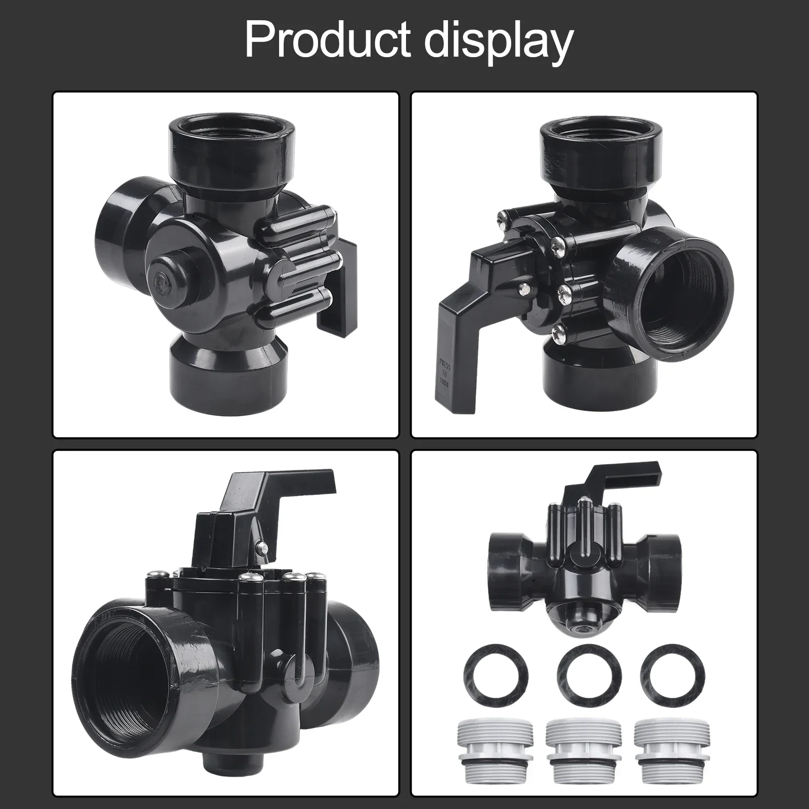 For Swimming Pool Pool Valve Replacement Swimming Pool Pump Valve Top Female Threaded Opening Control Water Flow
For Swimming Pool Pool Valve Replacement Swimming Pool Pump Valve Top Female Threaded Opening Control Water Flow