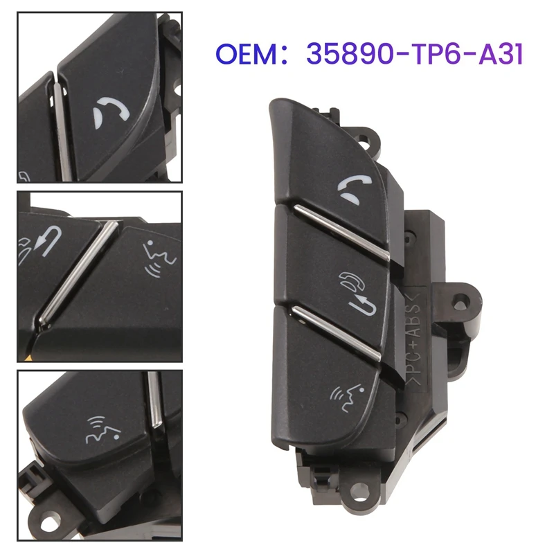 Переключатель громкой связи на руль автомобиля для Honda Crosstour 2013-2015 35890-TP6-A31 35890TP6A31
Переключатель громкой связи на руль автомобиля для Honda Crosstour 2013-2015 35890-TP6-A31 35890TP6A31