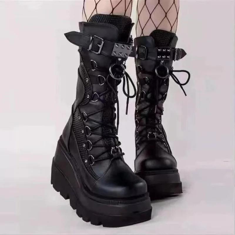 2023 New Winter Women's High Boot Mid Boot High Platform New Design Motorcycle Boots Fashion High Heel Zipper Casual Boots
2023 New Winter Women's High Boot Mid Boot High Platform New Design Motorcycle Boots Fashion High Heel Zipper Casual Boots