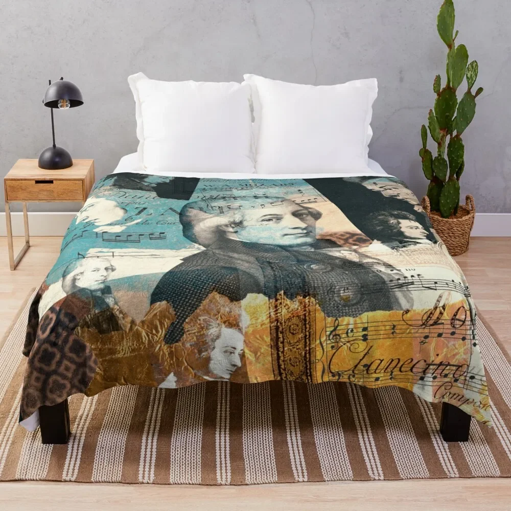 Wolfgang Amadeus Mozart Portrait, Composer Throw Blanket Men's Soft Warm Throw Blanket for Couch
Wolfgang Amadeus Mozart Portrait, Composer Throw Blanket Men's Soft Warm Throw Blanket for Couch