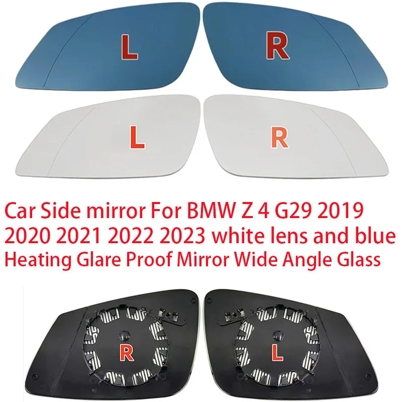Car Side mirror For BMW Z 4 G29 2019 2020 2021 2022 2023 white lens and blue Heating Glare Proof Mirror Wide Angle Glass
Car Side mirror For BMW Z 4 G29 2019 2020 2021 2022 2023 white lens and blue Heating Glare Proof Mirror Wide Angle Glass