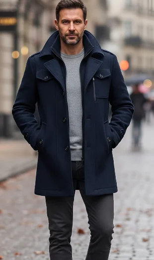 Мужское шерстяное пальто с двойным воротником, модное красивое осенне-зимнее деловое пальто высокого качества, мужское модное шерстяное пальто среднего возраста
Мужское шерстяное пальто с двойным воротником, модное красивое осенне-зимнее деловое пальто высокого качества, мужское модное шерстяное пальто среднего возраста