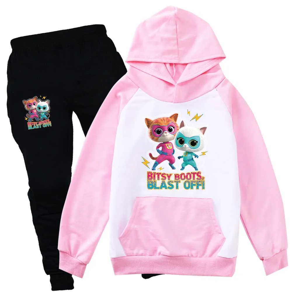 SuperKitties Clothes Set Toddler Girls Cartoon Hoodies & Sweatshirts Pants 2pcs Sets Kids Outfits Junior Boys Sportsuits
SuperKitties Clothes Set Toddler Girls Cartoon Hoodies & Sweatshirts Pants 2pcs Sets Kids Outfits Junior Boys Sportsuits
