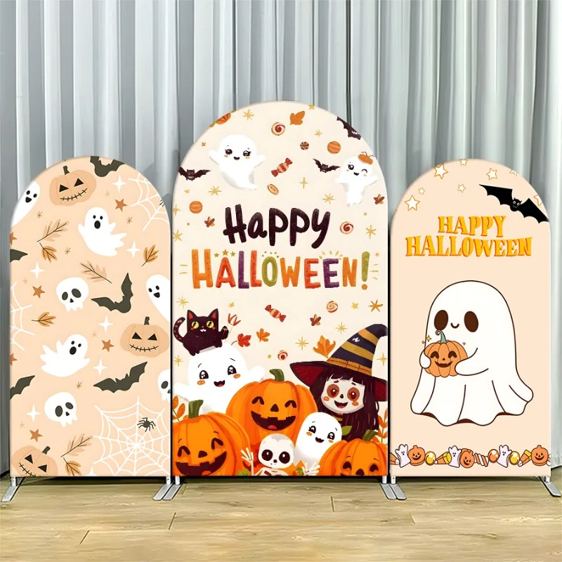Arch Backdrop Cover Single Side Halloween Spooky Ghosts Pumpkins Bats Party Decoration Photo Booth Background Event Supplies
Arch Backdrop Cover Single Side Halloween Spooky Ghosts Pumpkins Bats Party Decoration Photo Booth Background Event Supplies