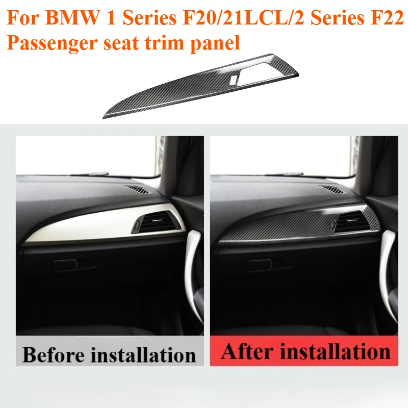 For BMW 1 Series F20 F21 LCI 2 Series F22 Carbon Fiber Dashboard Trim Right Side Interior Panel Cover Decorative Modification
For BMW 1 Series F20 F21 LCI 2 Series F22 Carbon Fiber Dashboard Trim Right Side Interior Panel Cover Decorative Modification