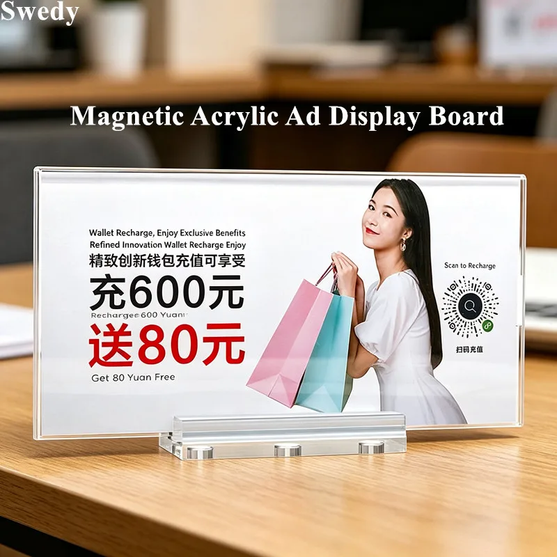 3 Pieces A4 210X297MM Acrylic Magnetic Shelf Label Holder Price Tag Poster Ad Frame Board Sign Holder Display Stand
3 Pieces A4 210X297MM Acrylic Magnetic Shelf Label Holder Price Tag Poster Ad Frame Board Sign Holder Display Stand