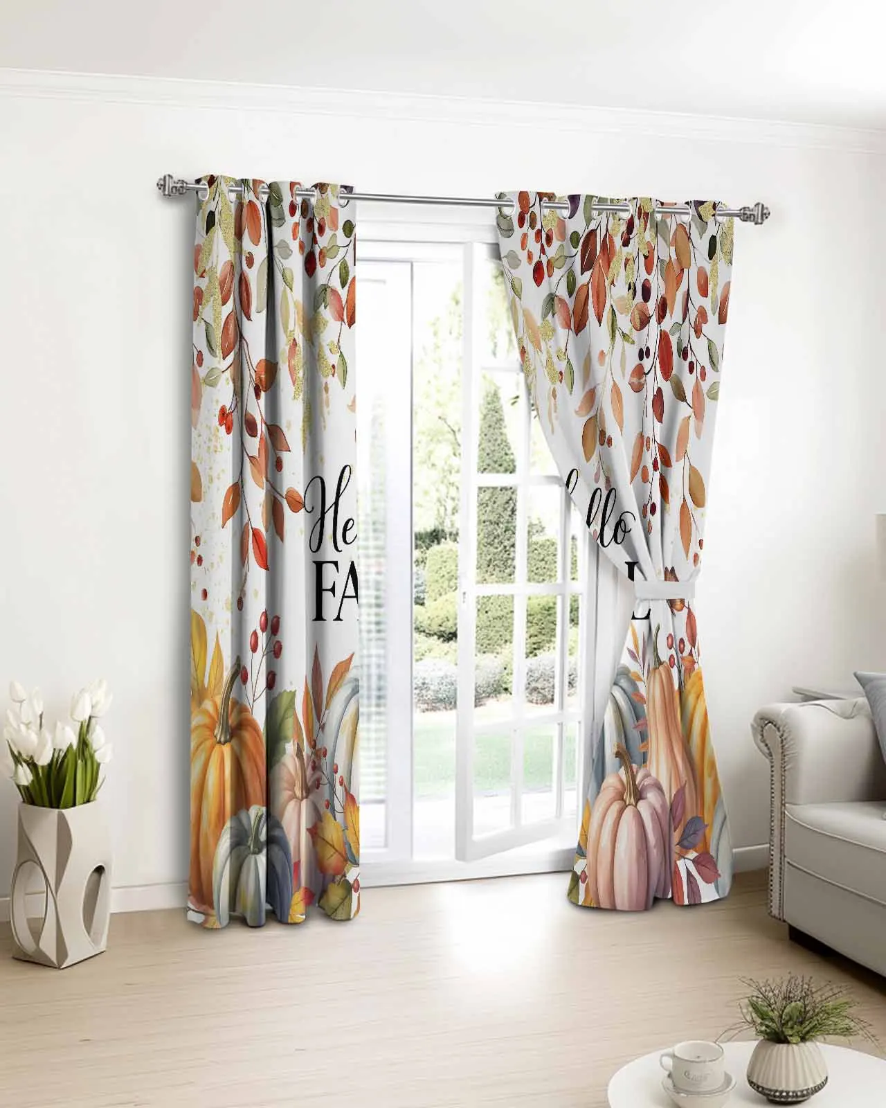 Hello Fall Pumpkin Curtains For Kitchen Bedroom Window Treatment Curtains for Living Room Home Decor Drapes
Hello Fall Pumpkin Curtains For Kitchen Bedroom Window Treatment Curtains for Living Room Home Decor Drapes