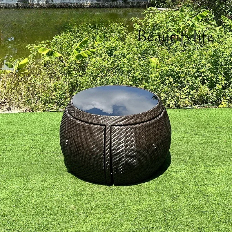 outdoor garden courtyard waterproof rattan chair Outdoor villa rattan table and chair combination
outdoor garden courtyard waterproof rattan chair Outdoor villa rattan table and chair combination