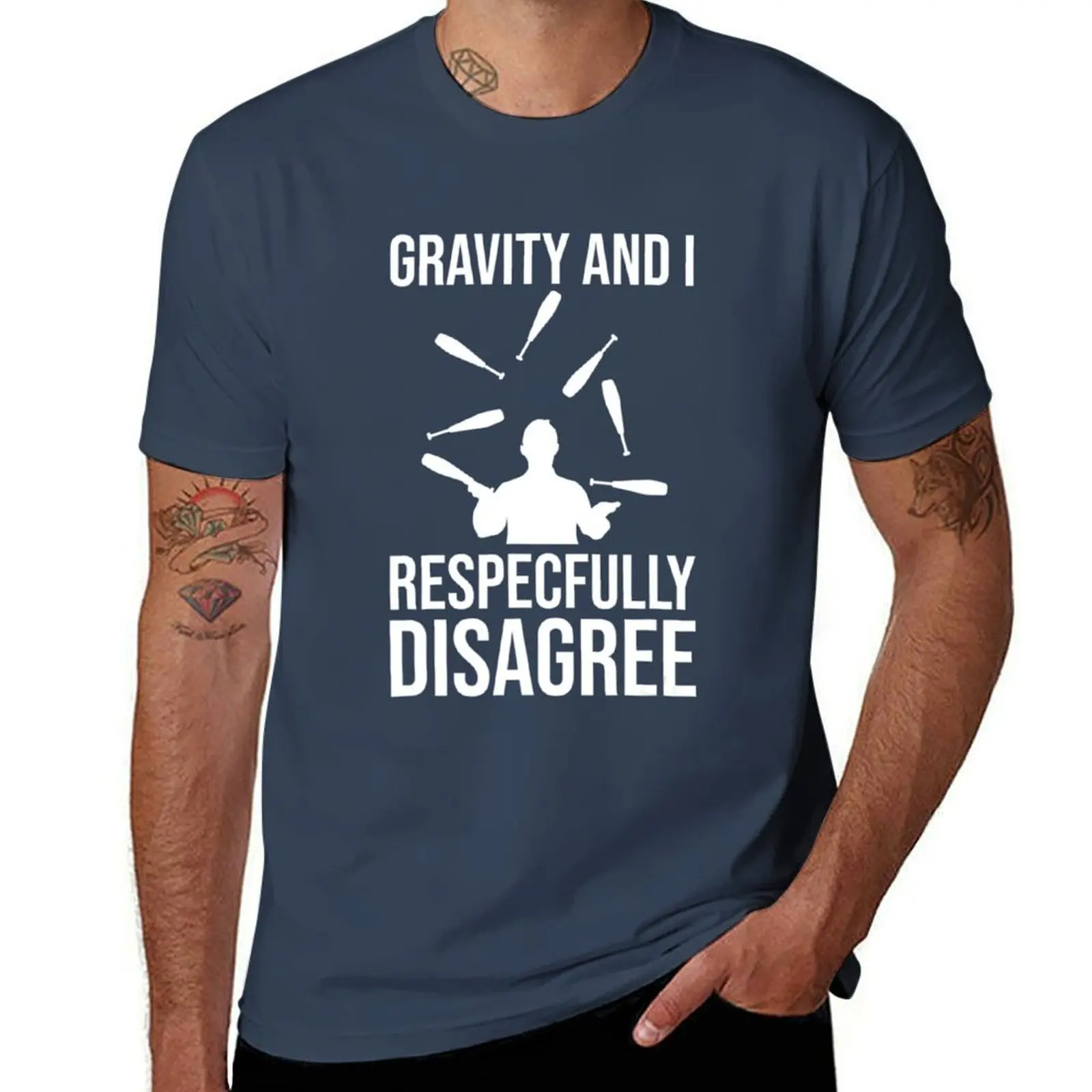 And Juggler Gravity Disagree I Juggling Respectfully T-Shirt Basic Breathable Solid Color T-Shirt
And Juggler Gravity Disagree I Juggling Respectfully T-Shirt Basic Breathable Solid Color T-Shirt