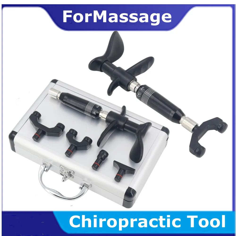 Manual Chiropractic Adjusting Tools 4 Replaceable Head Spine Therapy Spine Correction Massage Gun Muscle Relax Pain Relief Tool
Manual Chiropractic Adjusting Tools 4 Replaceable Head Spine Therapy Spine Correction Massage Gun Muscle Relax Pain Relief Tool
