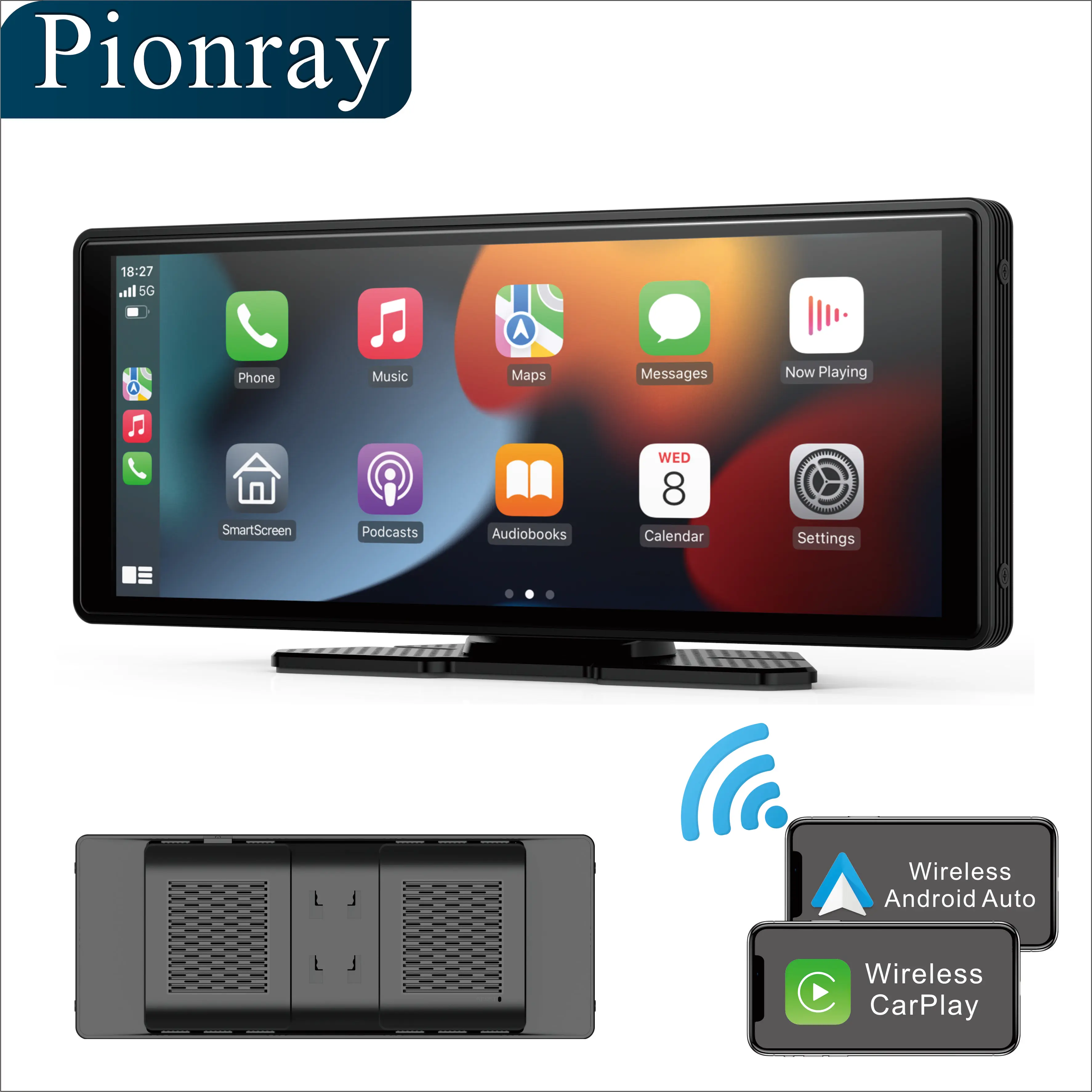 Wireless CarPlay Screen for Car, 10" HD Portable Stereo Touchscreen with CarPlay & Android Auto, CarPlay Screen with Backup Cam
Wireless CarPlay Screen for Car, 10" HD Portable Stereo Touchscreen with CarPlay & Android Auto, CarPlay Screen with Backup Cam