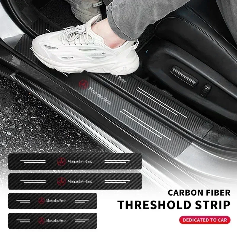 4Pcs/set Car Logo Threshold Strip Door Sill Protectio Sticker For Mercedes Benz A C E Class GLE GLB GLC W205 W212 W213 X253
4Pcs/set Car Logo Threshold Strip Door Sill Protectio Sticker For Mercedes Benz A C E Class GLE GLB GLC W205 W212 W213 X253