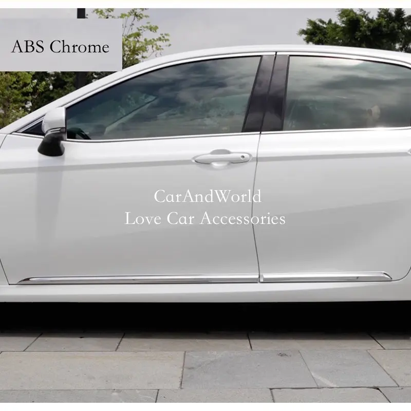 ABS Chrome Body Door Edge Skirt Trims Bumper Strip Protector Cover Sticker Car Moulding Accessories For Toyota Camry 2018-2023
ABS Chrome Body Door Edge Skirt Trims Bumper Strip Protector Cover Sticker Car Moulding Accessories For Toyota Camry 2018-2023