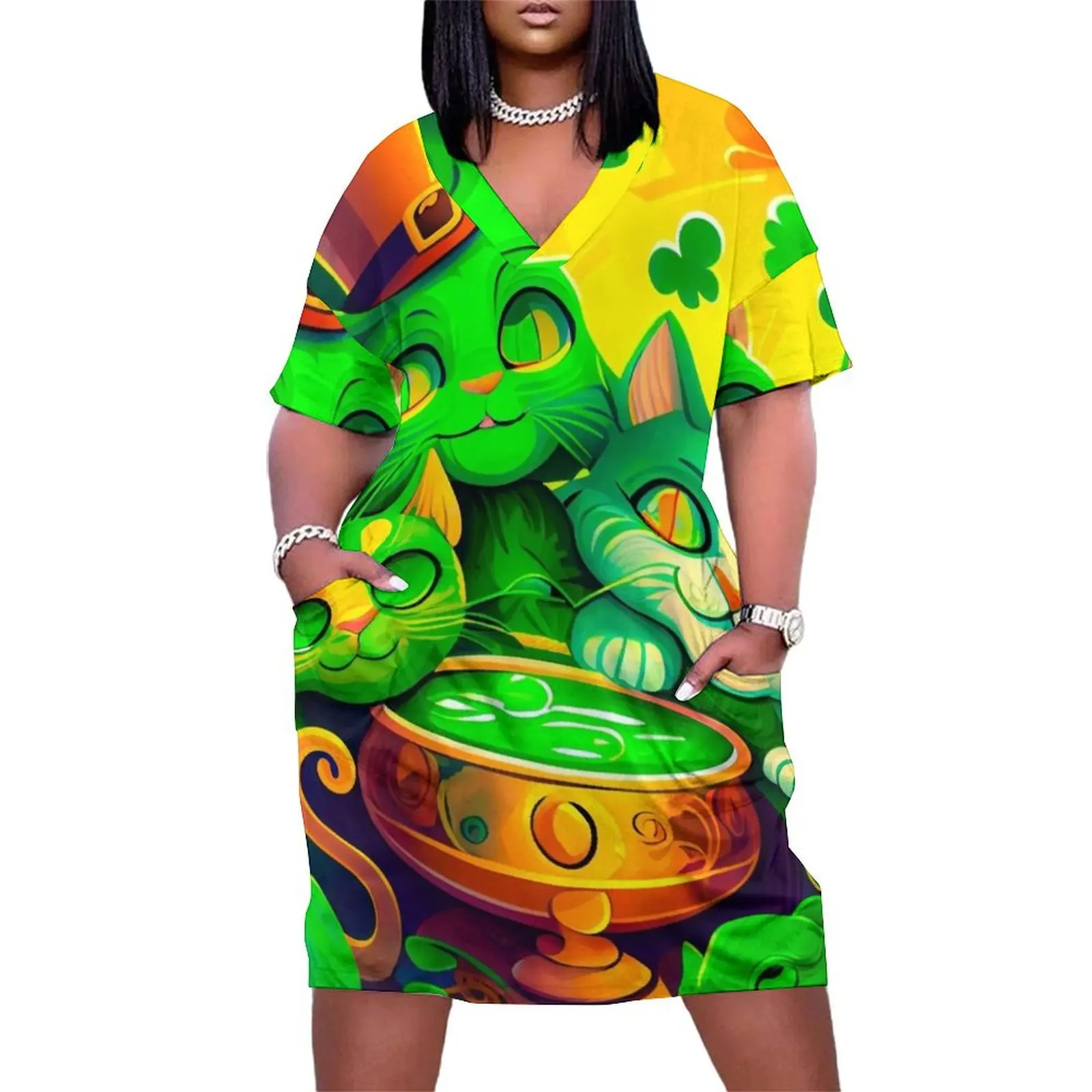 St. Patty’s Day Celebration Loose Pocket Dress Prom gown dresses for special events dresses summer summer dress
St. Patty’s Day Celebration Loose Pocket Dress Prom gown dresses for special events dresses summer summer dress