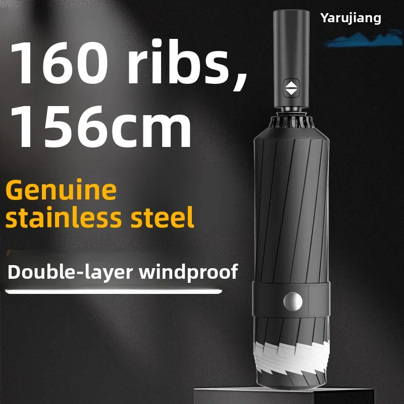 Automatic Large Size Stainless Steel Umbrella Thickened Men's Reverse Folding Rainproof Windproof Carbon Steel Pole Adult Umb...
Automatic Large Size Stainless Steel Umbrella Thickened Men's Reverse Folding Rainproof Windproof Carbon Steel Pole Adult Umb...