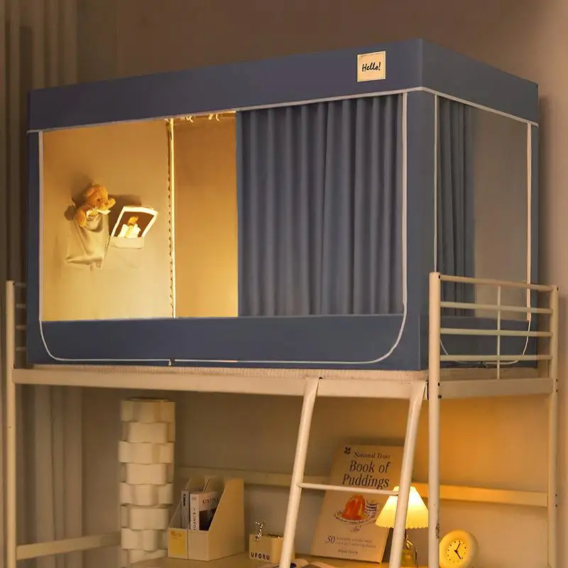 No-Install Student Mosquito Net Dormitory Single Bed Upper-Bed Strong Light Blocking Curtain Integrated with Stand Bed Curtain
No-Install Student Mosquito Net Dormitory Single Bed Upper-Bed Strong Light Blocking Curtain Integrated with Stand Bed Curtain