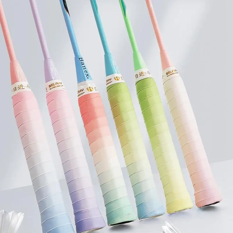 Gradient Color Badminton Racket Grip, Anti Slip & Sweat Absorbent, Comfortable Hand Feel for Outdoor Badminton Players
Gradient Color Badminton Racket Grip, Anti Slip & Sweat Absorbent, Comfortable Hand Feel for Outdoor Badminton Players