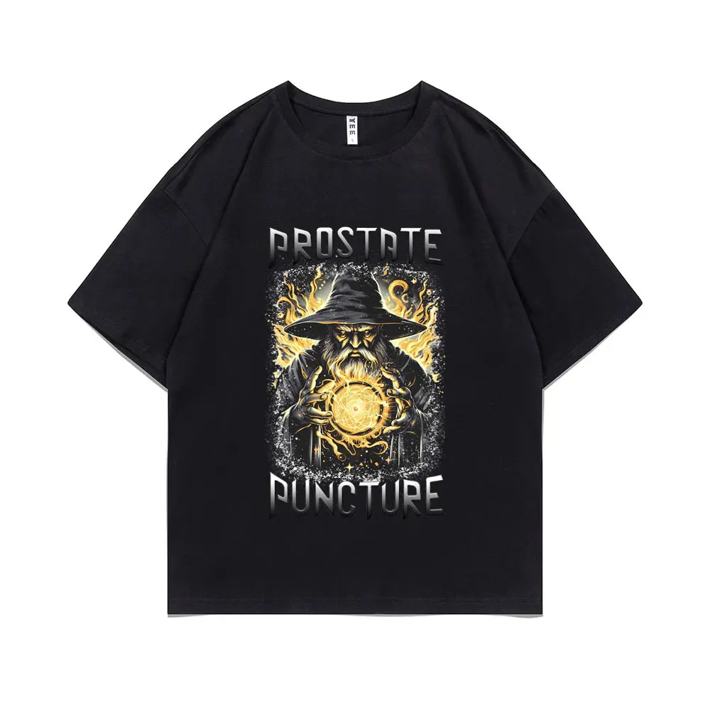 Prostate Puncture Wizard Funny Meme T Shirts Male Casual Pure Cotton T-shirt Men Women's Oversized Tshirt Men's Vintage Tees
Prostate Puncture Wizard Funny Meme T Shirts Male Casual Pure Cotton T-shirt Men Women's Oversized Tshirt Men's Vintage Tees