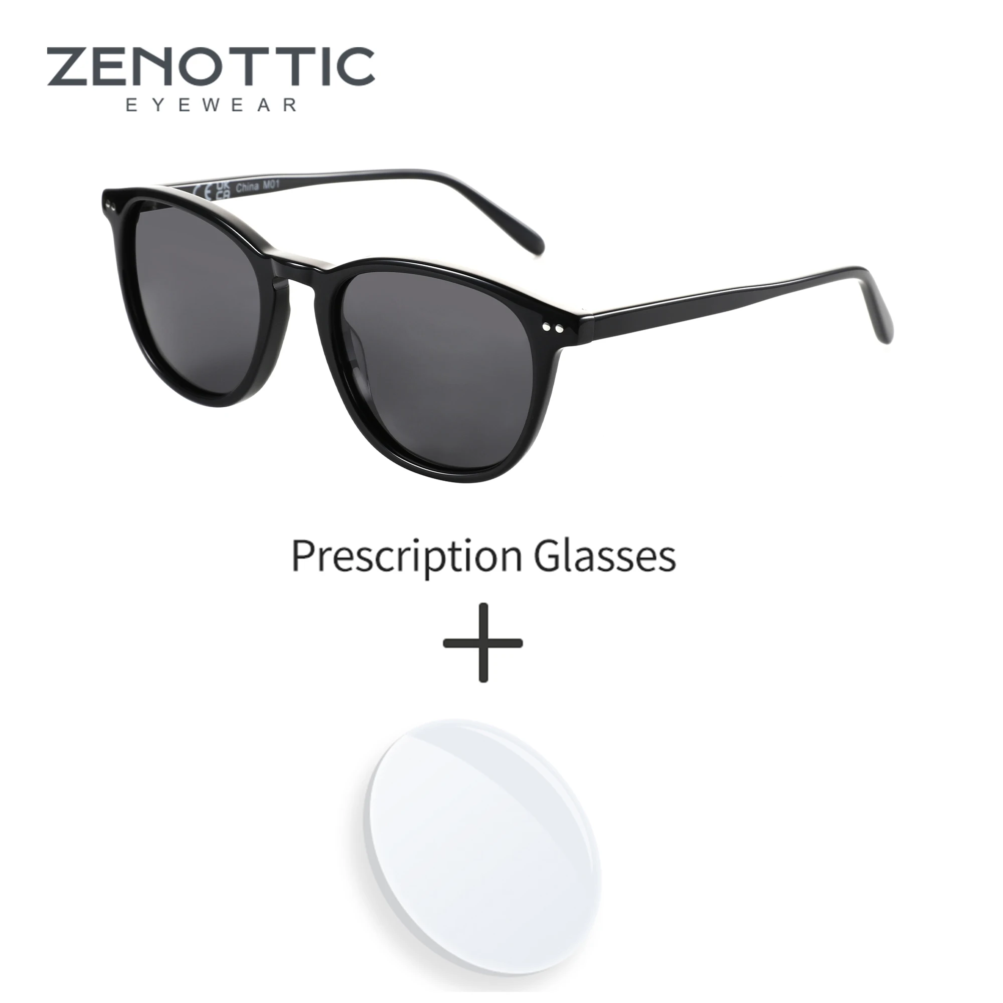 ZENOTTIC Fashion Polarized Prescription Sunglasses For Men Women Acetate Round Progressive Uv400 Protective Sun Glasses
ZENOTTIC Fashion Polarized Prescription Sunglasses For Men Women Acetate Round Progressive Uv400 Protective Sun Glasses