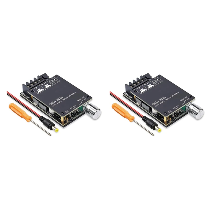 2X Модуль платы Bluetooth для усилителя 3,5 мм AUX + Bluetooth 5,0 Amp 2-канальный 50 Вт + 50 Вт TPA3116D2 чип-плата (502C)
2X Модуль платы Bluetooth для усилителя 3,5 мм AUX + Bluetooth 5,0 Amp 2-канальный 50 Вт + 50 Вт TPA3116D2 чип-плата (502C)