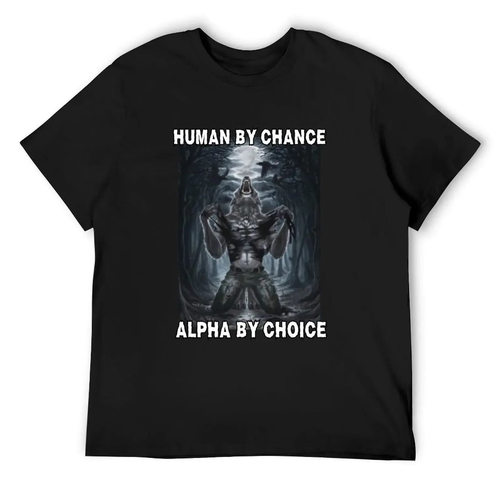 Human By Chance Alpha By Choice T-Shirt Funny t-shirts customs blacks man clothes plus size men clothing
Human By Chance Alpha By Choice T-Shirt Funny t-shirts customs blacks man clothes plus size men clothing