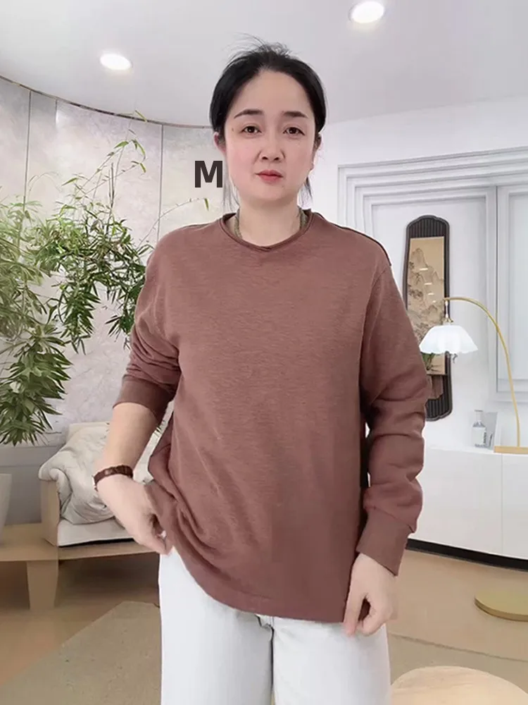 Casual Han Hanfu Women's Sweatshirt Loose Comfortable Spring Autumn Color round Neck Long Sleeve Casual Style FSY60033
Casual Han Hanfu Women's Sweatshirt Loose Comfortable Spring Autumn Color round Neck Long Sleeve Casual Style FSY60033