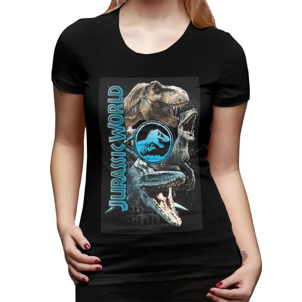 New Jurassic World Dinosaur T-Shirt for Women Round Neck Streetwear T Shirts Women's Tees Short Summer Clothes Tops
New Jurassic World Dinosaur T-Shirt for Women Round Neck Streetwear T Shirts Women's Tees Short Summer Clothes Tops