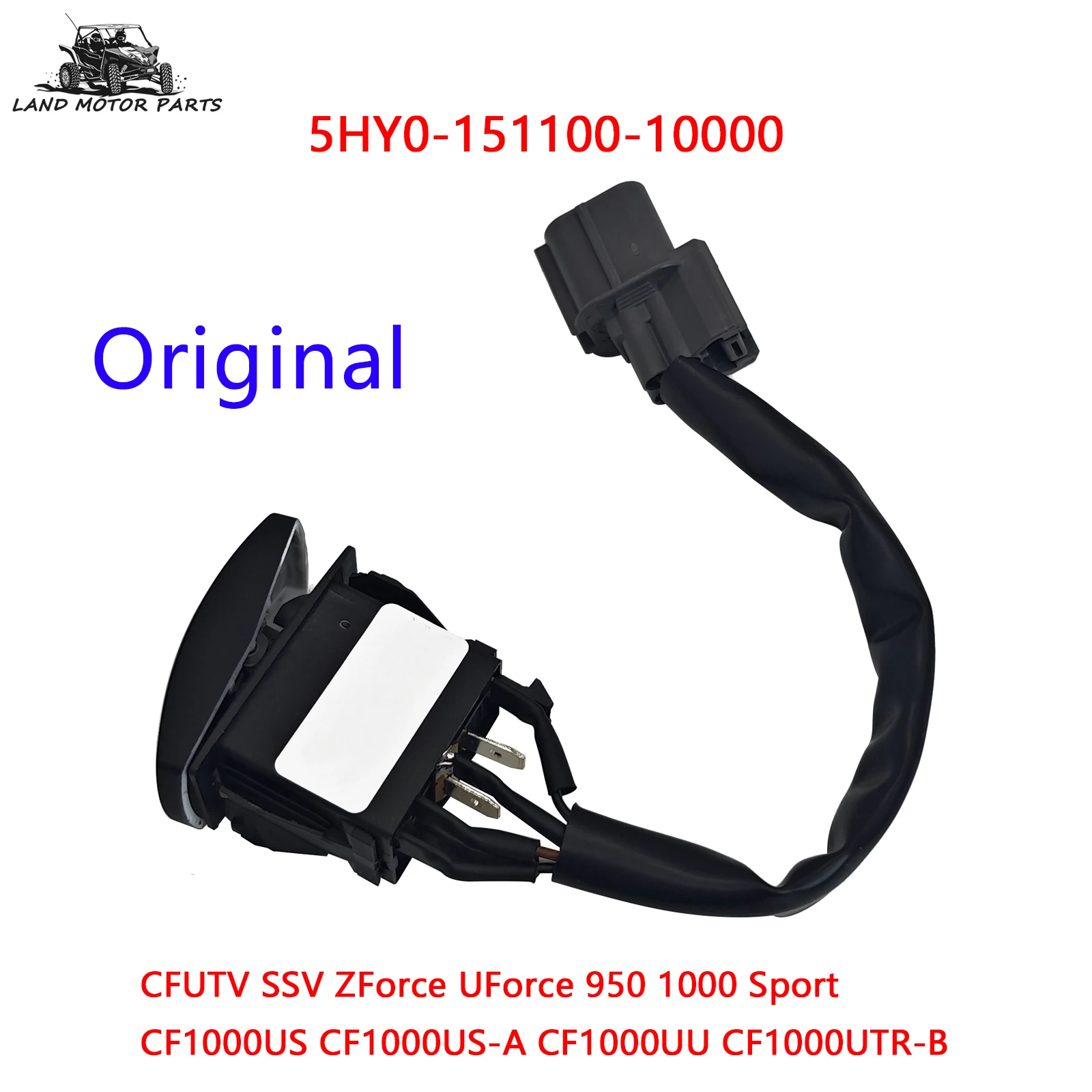 Original Light Switch Illumination Switch 5HY0-151100-10000 for CF ZForce 950 1000 Sport UTV CF1000
Original Light Switch Illumination Switch 5HY0-151100-10000 for CF ZForce 950 1000 Sport UTV CF1000