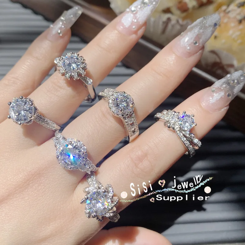 ML-YSS Moissanite Style Sisi Vintage Niche Gemstone Ring 18K Multi-Cut Zirconia Ring
ML-YSS Moissanite Style Sisi Vintage Niche Gemstone Ring 18K Multi-Cut Zirconia Ring