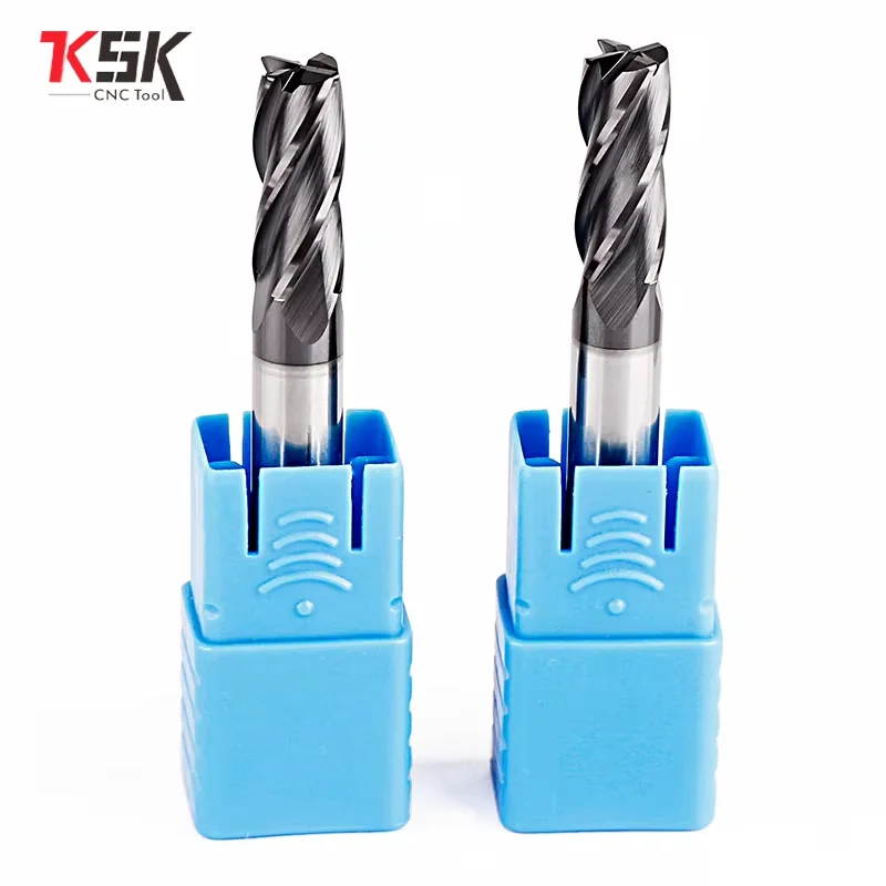 HRC50 4 Flute carbide end mill 1 2 3 4 5 6 8 10 Tungsten Steel Corner Rounding End Mills cutting tools
HRC50 4 Flute carbide end mill 1 2 3 4 5 6 8 10 Tungsten Steel Corner Rounding End Mills cutting tools