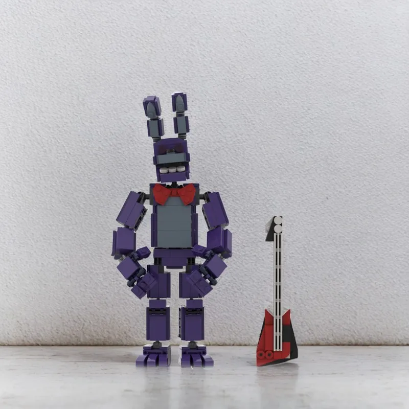 474 шт. MOC FnaFs 1 Bonnieing, строительные блоки, образовательная конструкция, серия «Ночь в Фредди», игрушка в подарок для детей
474 шт. MOC FnaFs 1 Bonnieing, строительные блоки, образовательная конструкция, серия «Ночь в Фредди», игрушка в подарок для детей