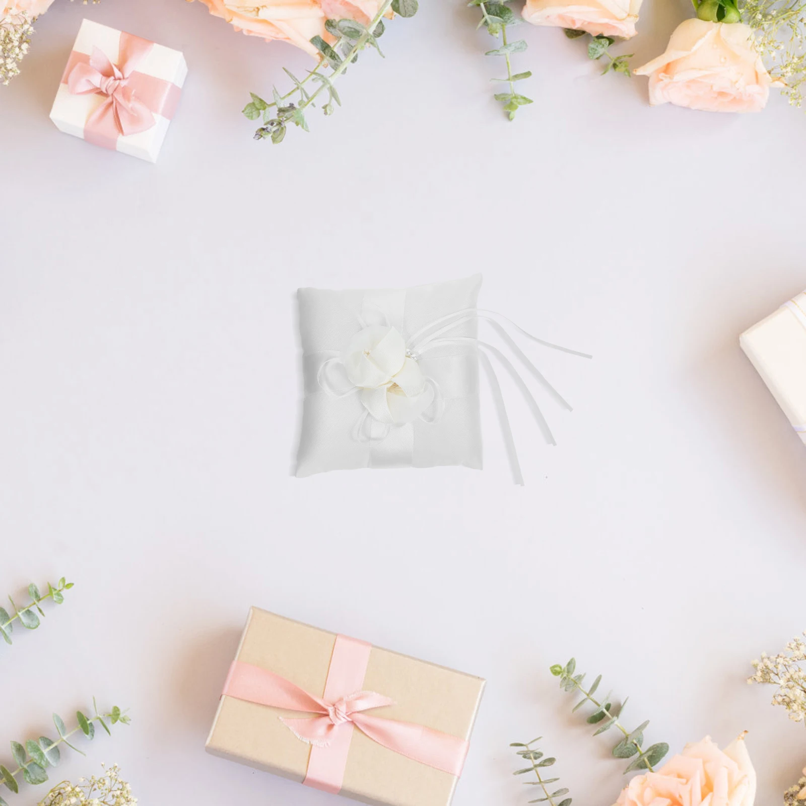 15x15cm Ring White Satin Ribbon Faux Pocket Ring Pillow Pearl Wedding Bearer Decorations DIY Party Accessories
15x15cm Ring White Satin Ribbon Faux Pocket Ring Pillow Pearl Wedding Bearer Decorations DIY Party Accessories