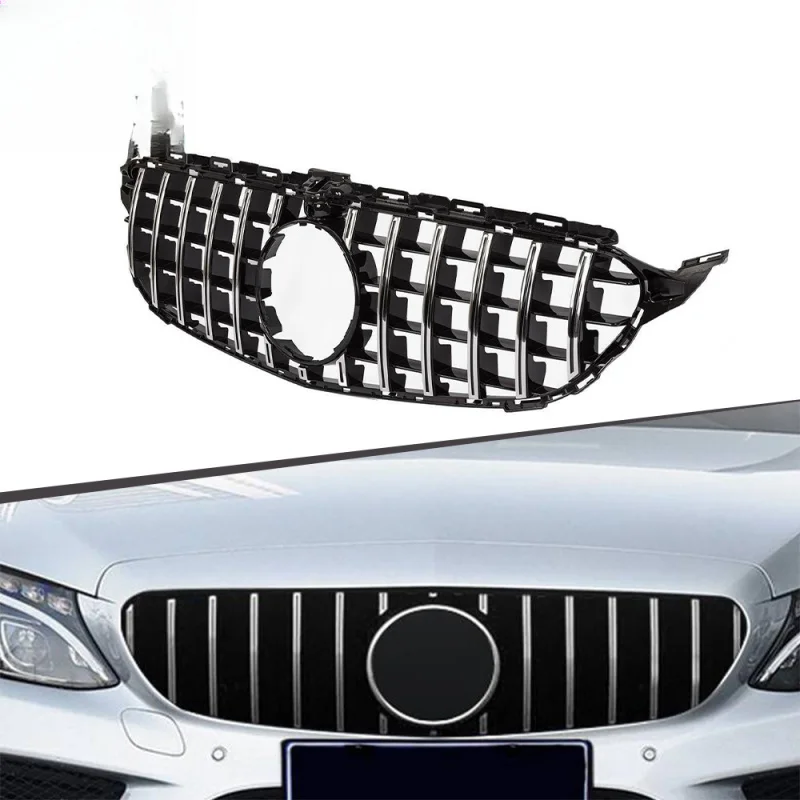 Accessories ABS Bumper Mesh GT Type Car Front Grille Grill C Class W205 2014-2018 High Quality
Accessories ABS Bumper Mesh GT Type Car Front Grille Grill C Class W205 2014-2018 High Quality