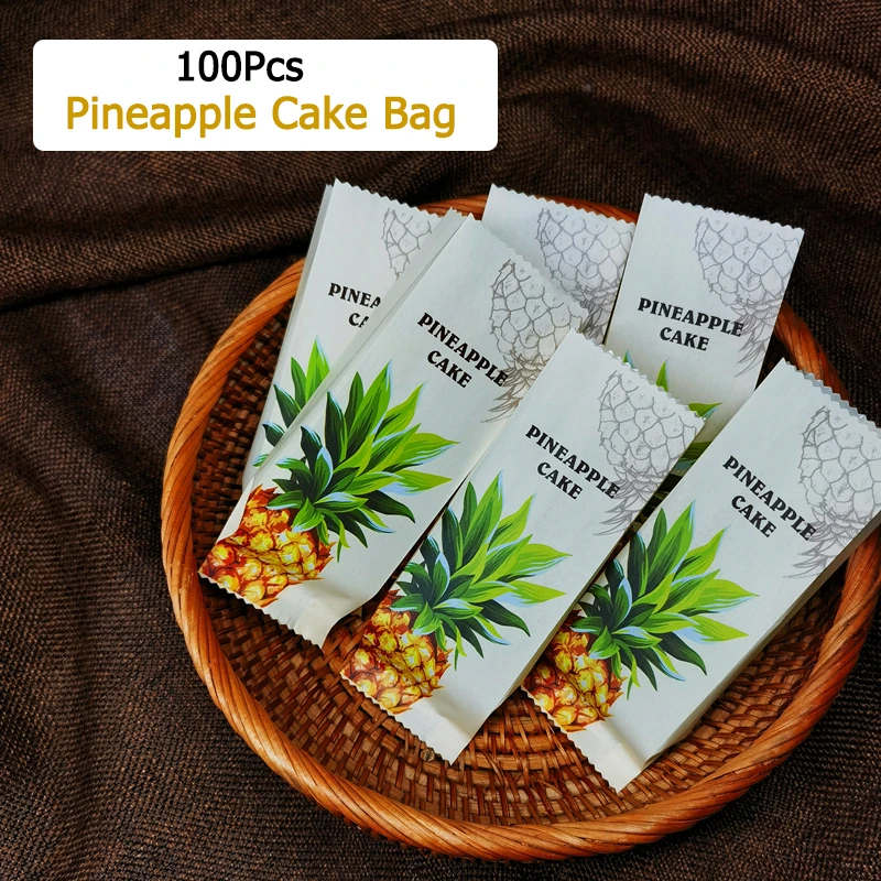 100Pcs Food Bags Paper Box Pineapple Cake Bag Pineapple Crisp Tray Nougat Candy Bakery Biscuit Bag Baking Supplies Packaging Bag
100Pcs Food Bags Paper Box Pineapple Cake Bag Pineapple Crisp Tray Nougat Candy Bakery Biscuit Bag Baking Supplies Packaging Bag