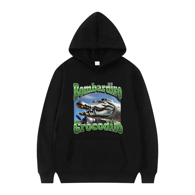 Bombardino Crocodilo Funny Plane Bomber Meme Hoodie Men Hip Hop High Quality Long Sleeve Hoodies Unisex Casual Cartoon Pullover
Bombardino Crocodilo Funny Plane Bomber Meme Hoodie Men Hip Hop High Quality Long Sleeve Hoodies Unisex Casual Cartoon Pullover