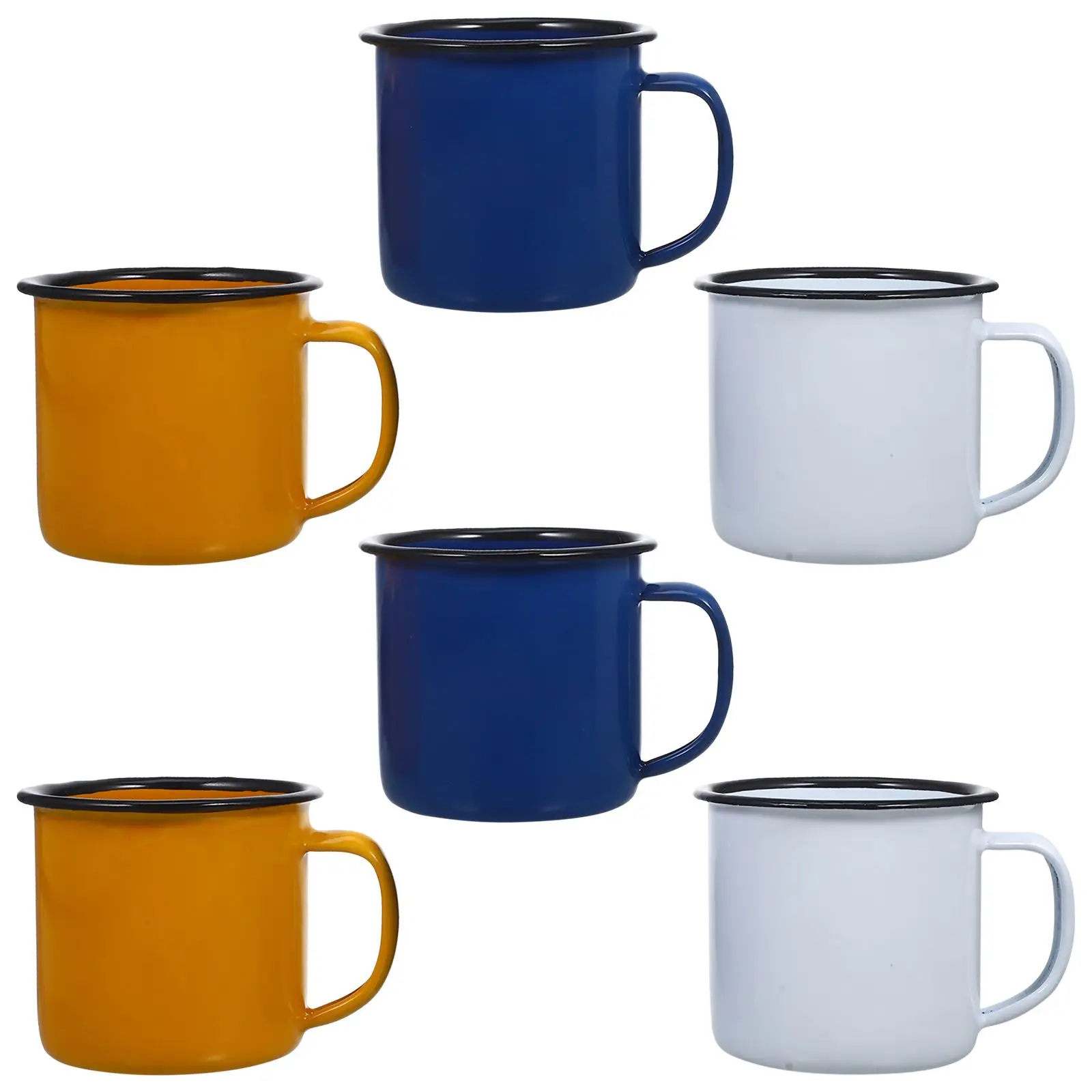 6 Pcs Retro Enamel Cups 6CM Vintage Mug Safe Practical High Quality Material Perfect Home Office Coffee Shop Easy Clean Storage
6 Pcs Retro Enamel Cups 6CM Vintage Mug Safe Practical High Quality Material Perfect Home Office Coffee Shop Easy Clean Storage