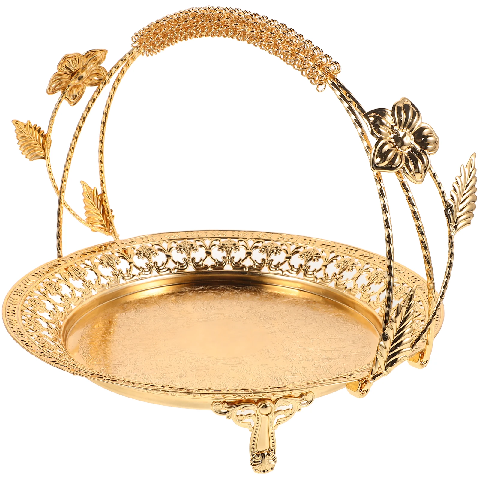 Metal Fruit Basket Zinc Alloy Single Layer Portable Handle Storage Bowl Kitchen Bar Utensils Snack Tray
Metal Fruit Basket Zinc Alloy Single Layer Portable Handle Storage Bowl Kitchen Bar Utensils Snack Tray